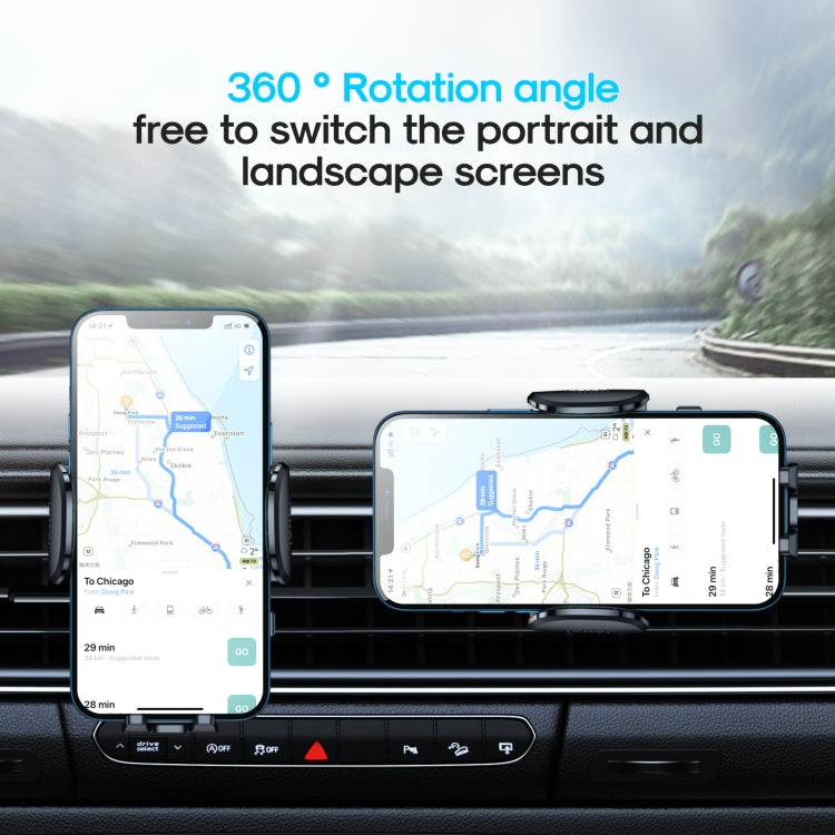 JOYROOM JR-ZS259 360-Degree Rotating Mechanical Car Phone Holder for 4.7-6.9 Inch Devices