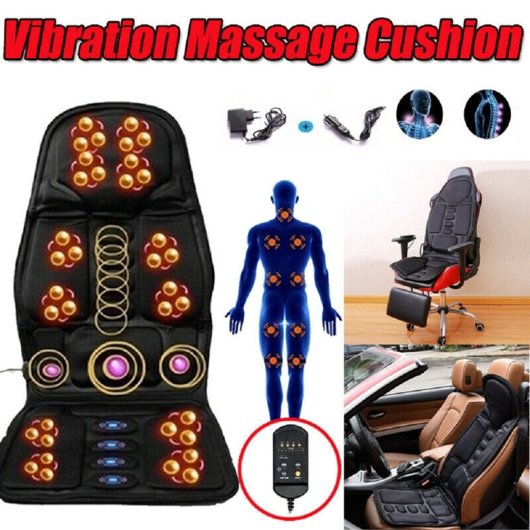 Versatile 7-Head Massage Cushion with 8 Soothing Modes for Car and Home Use