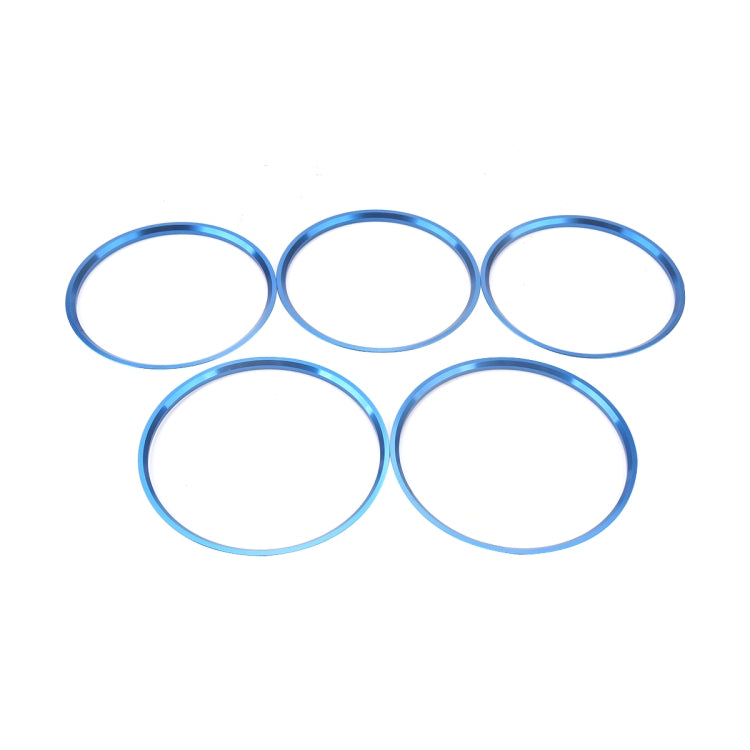 5-Piece Decorative Aluminium Air Vent Rings for Mercedes-Benz
