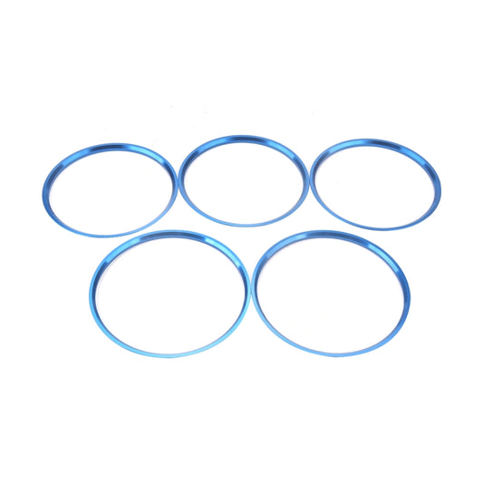 5-Piece Decorative Aluminium Air Vent Rings for Mercedes-Benz