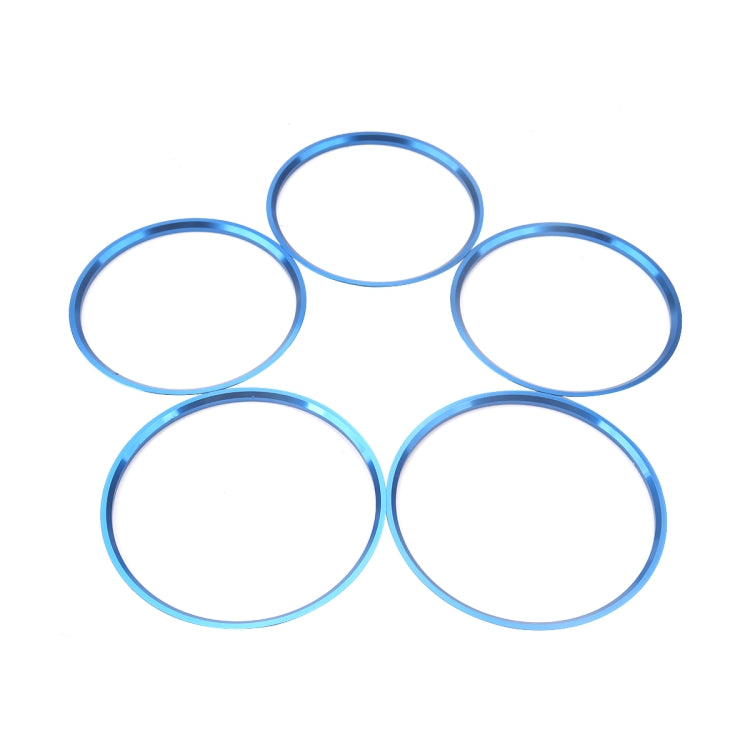 5-Piece Decorative Aluminium Air Vent Rings for Mercedes-Benz
