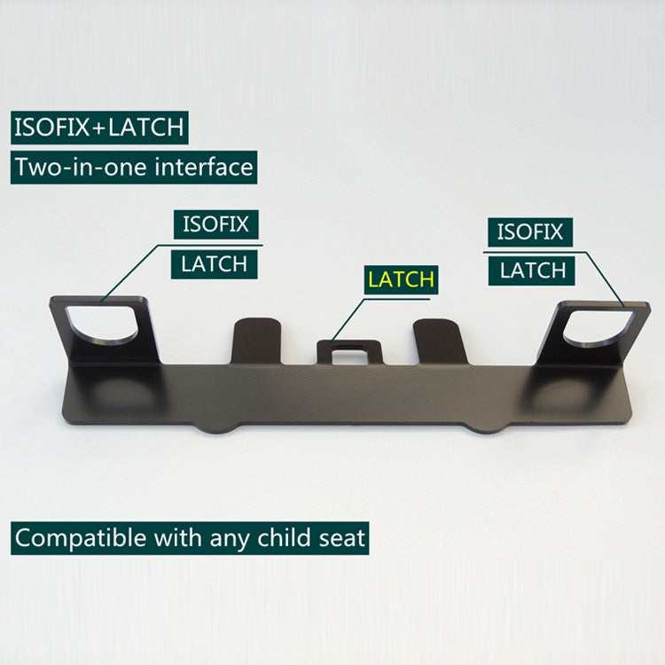 ISOFIX + Latch Universal Child Car Seat Bracket for Secure Installation