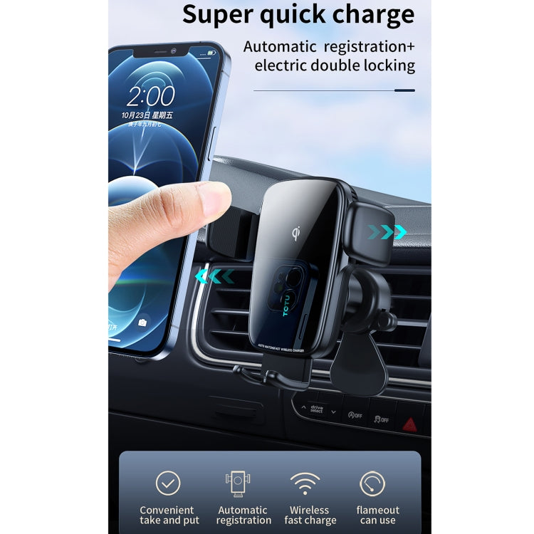 TOTUDESIGN CACW-054 Smart Auto-Align Wireless Car Charger Mount