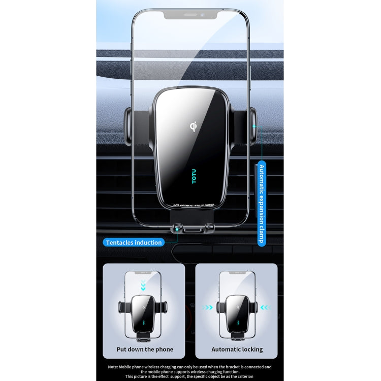 TOTUDESIGN CACW-054 Smart Auto-Align Wireless Car Charger Mount