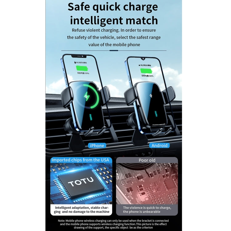 TOTUDESIGN CACW-054 Smart Auto-Align Wireless Car Charger Mount
