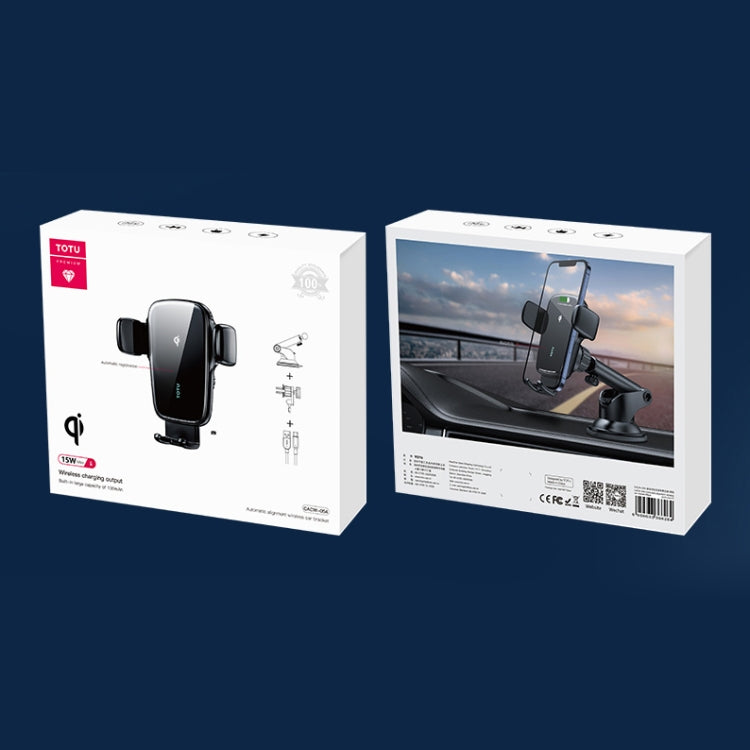 TOTUDESIGN CACW-054 Smart Auto-Align Wireless Car Charger Mount