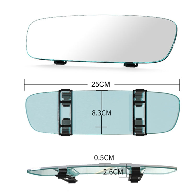 Sleek Frameless Rearview Mirror for Enhanced Visibility