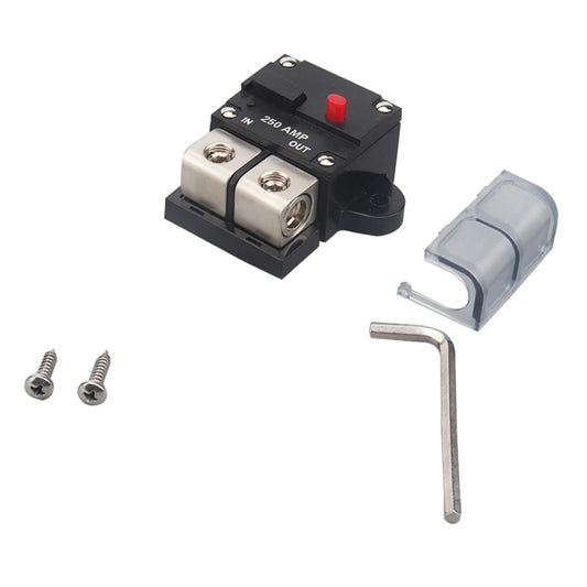 250A Car / Yacht Audio Circuit Breaker with Accessory