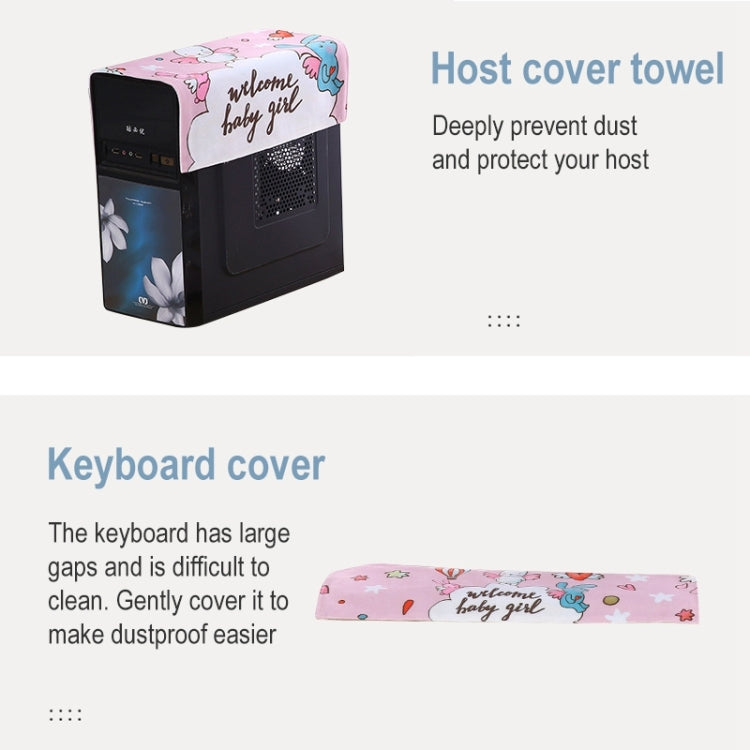 Desktop Computer LCD Monitor Cloth Dust-proof Cover, 22 inch