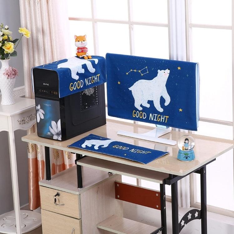 Desktop Computer LCD Monitor Cloth Dust-proof Cover, 24 inch