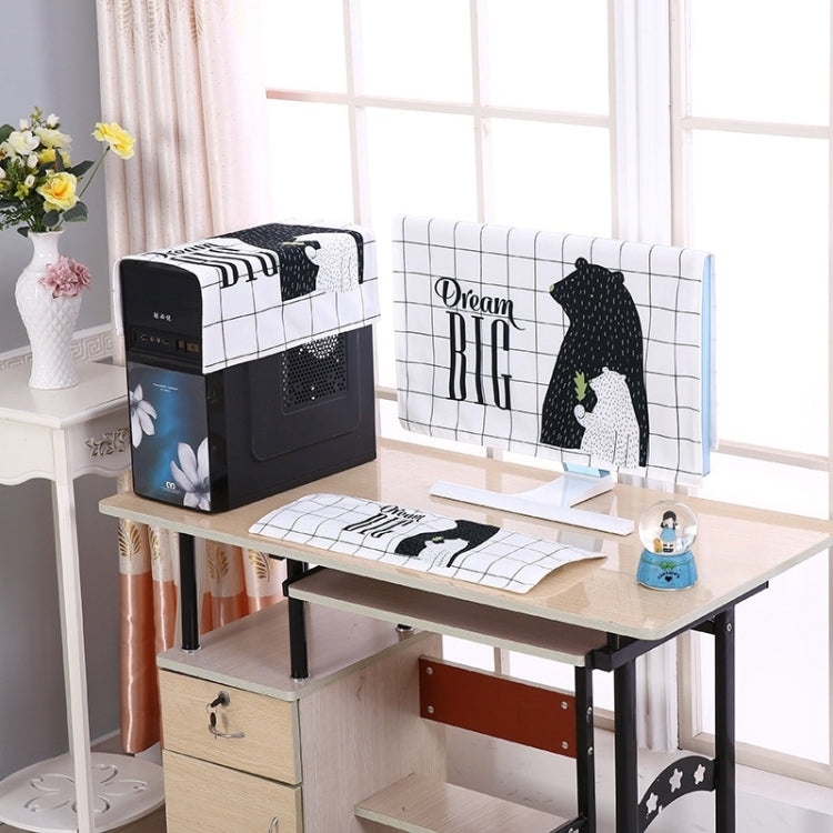 Desktop Computer LCD Monitor Cloth Dust-proof Cover, 24 inch