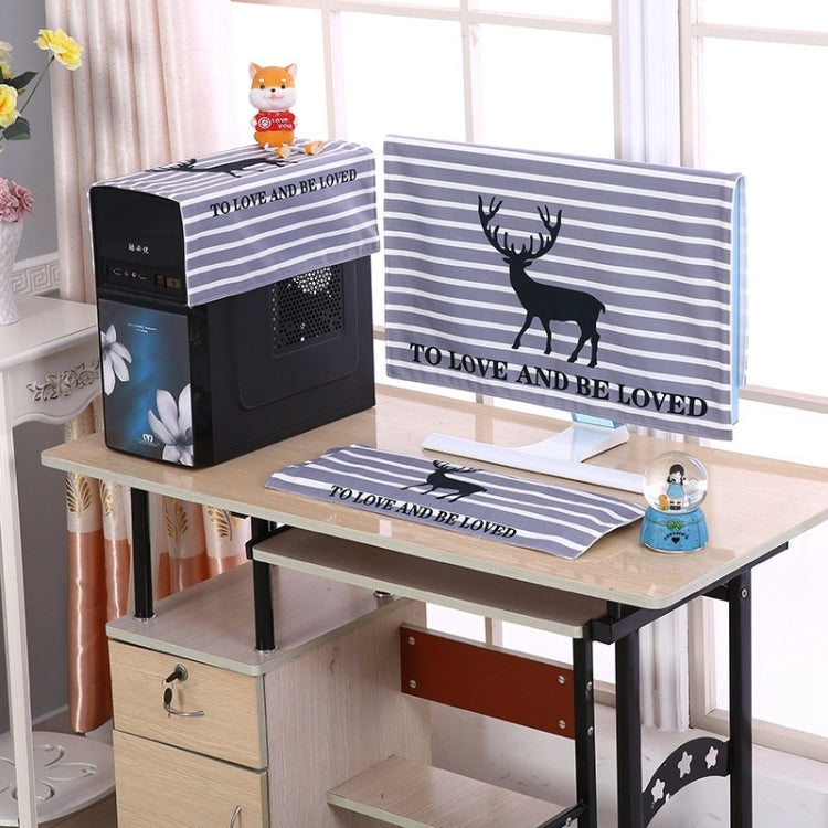Desktop Computer LCD Monitor Cloth Dust-proof Cover, 24 inch