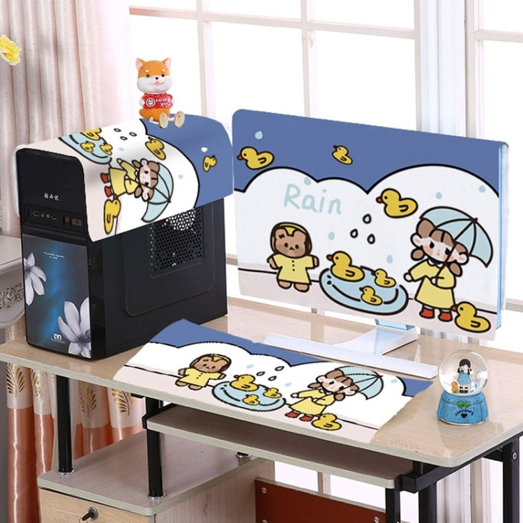 Desktop Computer LCD Monitor Cloth Dust-proof Cover, 24 inch