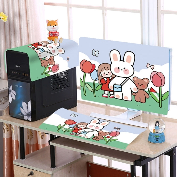 Desktop Computer LCD Monitor Cloth Dust-proof Cover, 27 inch