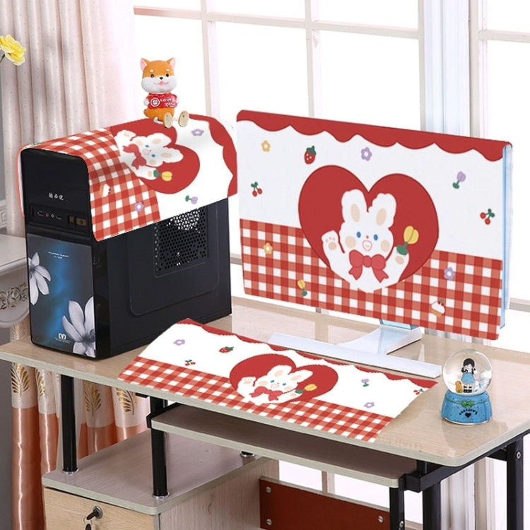 Desktop Computer LCD Monitor Cloth Dust-proof Cover, 27 inch