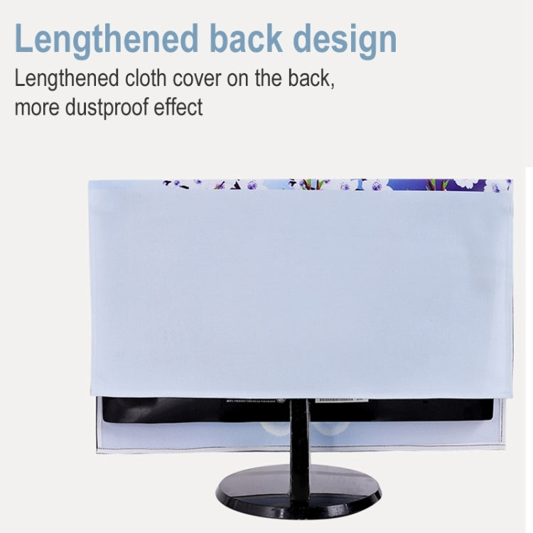 Desktop Computer LCD Monitor Cloth Dust-proof Cover, 27 inch