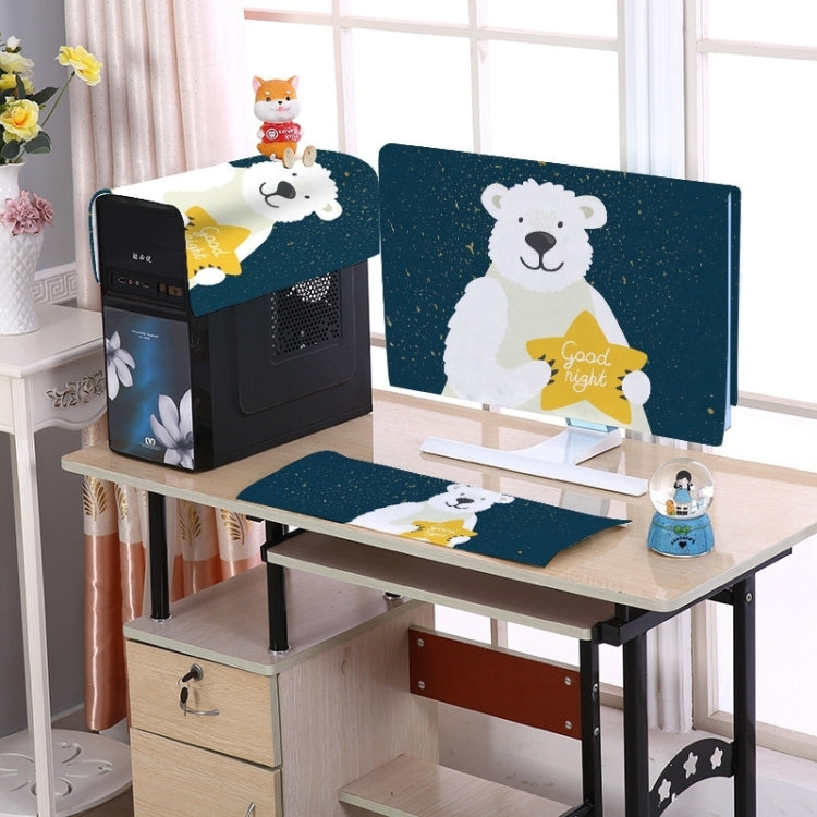 Desktop Computer LCD Monitor Cloth Dust-proof Cover