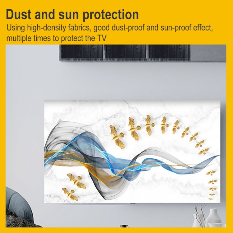Household Cloth Dust-proof Cover for Television, 52 inch, 55 inch