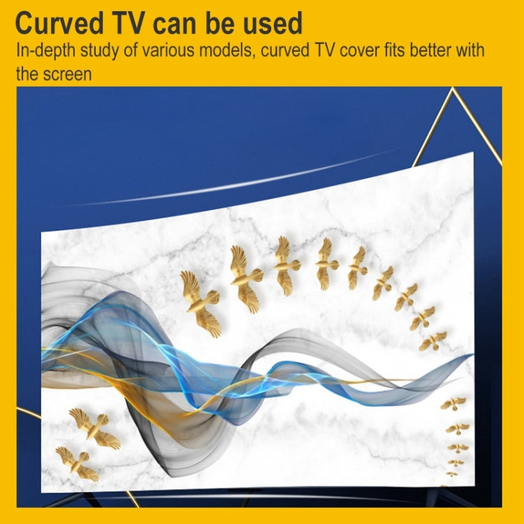 Household Cloth Dust-proof Cover for Television, 52 inch, 55 inch