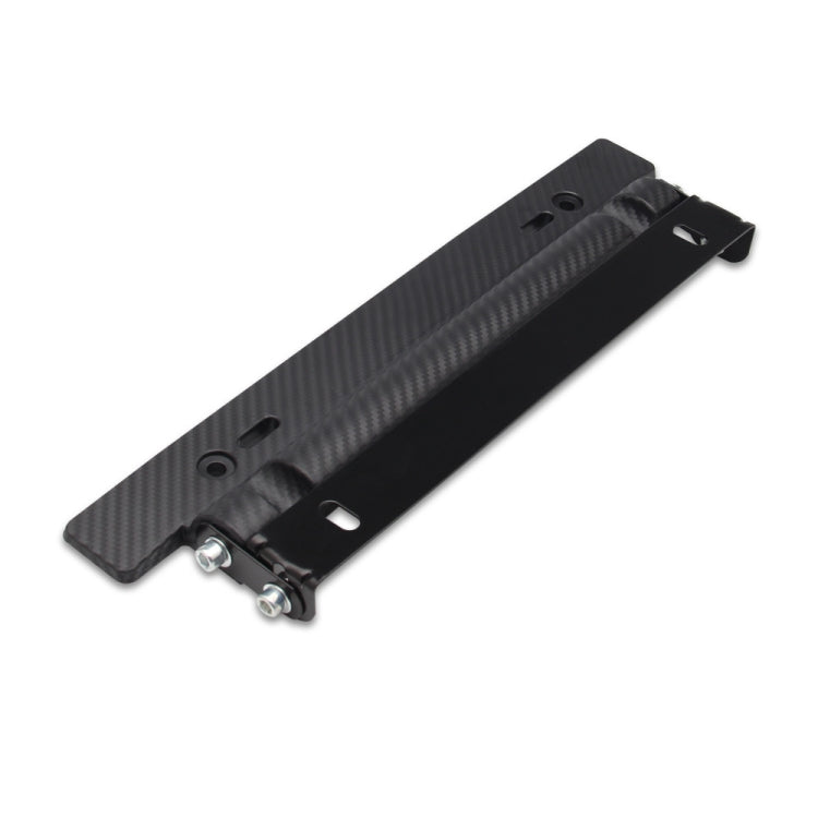 Car Modification Adjustable American Carbon Fiber Pattern License Plate Frame