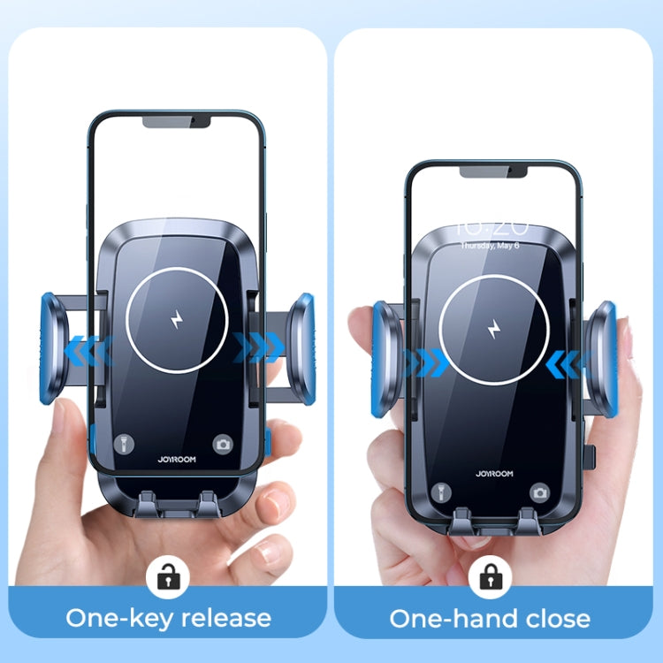 JOYROOM JR-ZS241 15W Qi Wireless Car Charger & Phone Holder - Air Vent Mount with 360° Rotation