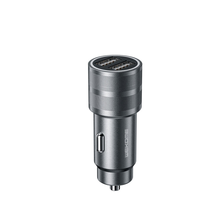 WK WP-C32 Car Youpin Series 12W DC12V-24V Dual USB Metal Car Charger, WP-C32