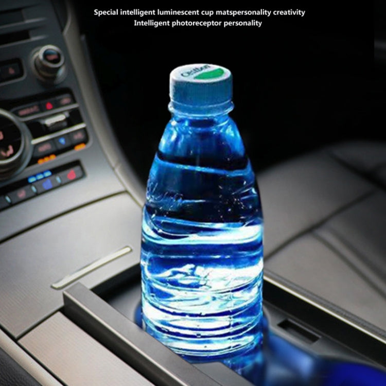 Acrylic LED Atmosphere Lamp with Car Constellation Design – Multicolour USB Charger Water Cup Groove