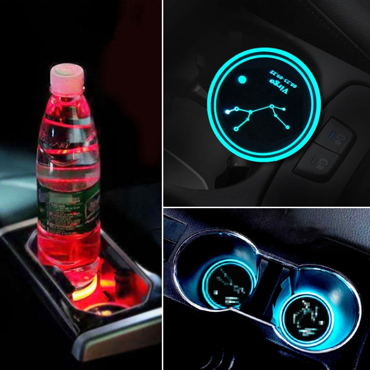Acrylic LED Atmosphere Water Cup Charger with Constellation Design and Color Modes