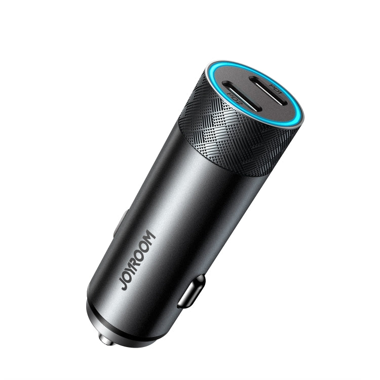 JOYROOM JR-CL13 Aurora Series 50W Dual PD USB-C / Type-C Port Car Charger, JR-CL13