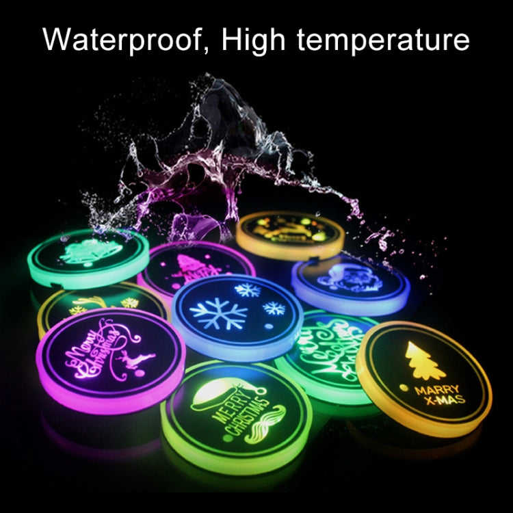Illuminated Acrylic Water Cup with Colourful USB Charger and LED Mood Light