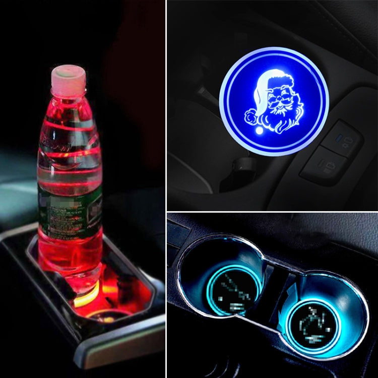 Illuminated Acrylic Water Cup with Colourful USB Charger and LED Mood Light