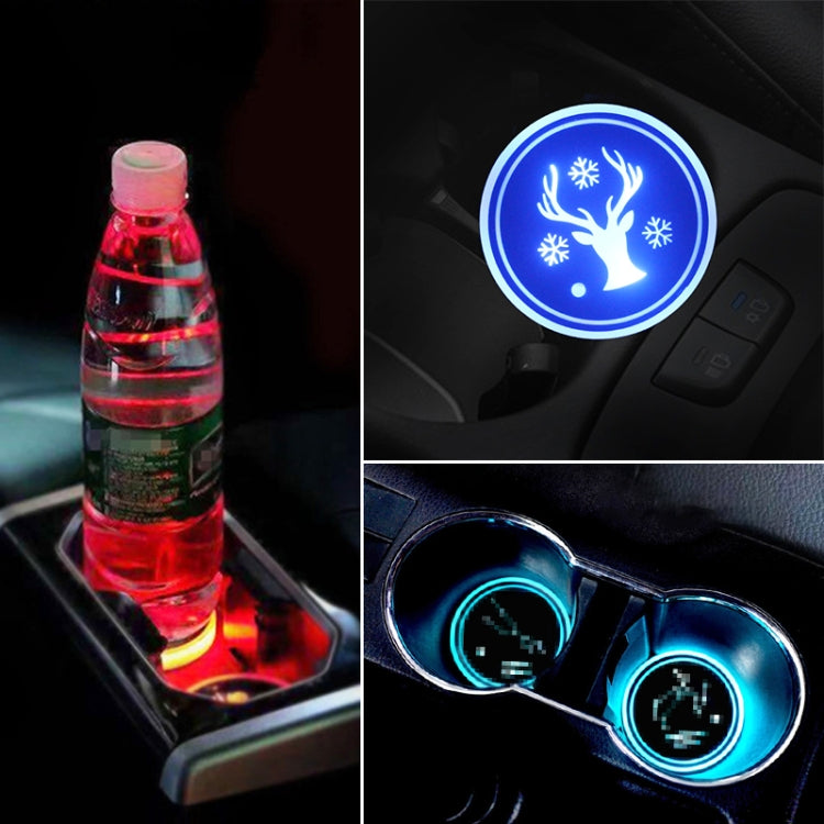 Illuminated Acrylic Water Cup with Colourful USB Charger and LED Mood Light