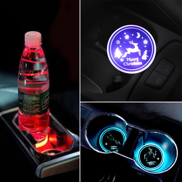 Illuminated Acrylic Water Cup with Colourful USB Charger and LED Mood Light