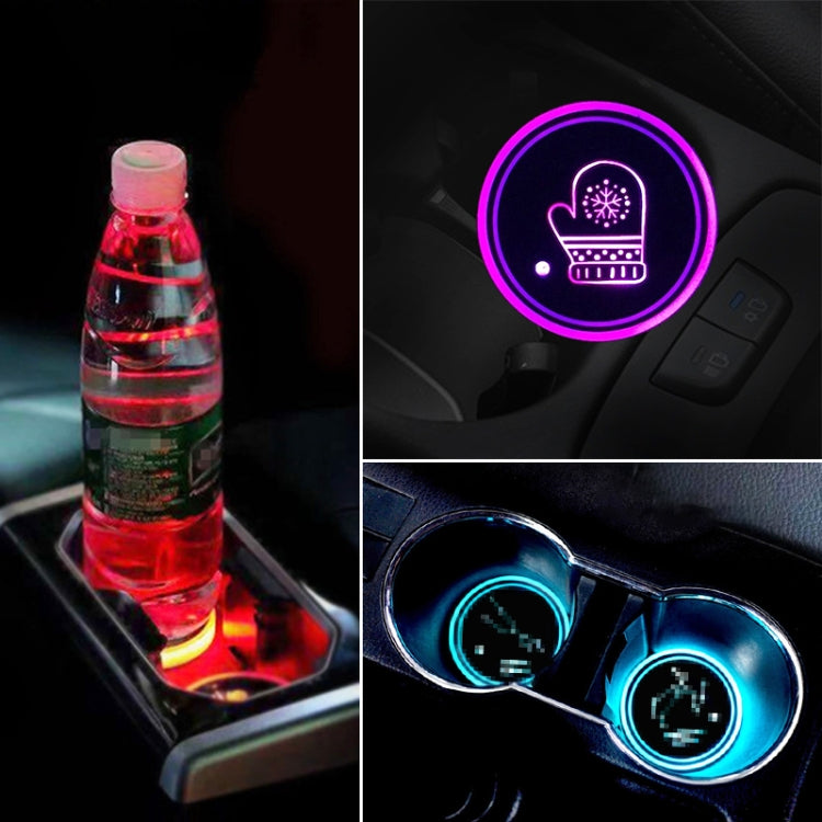 Illuminated Acrylic Water Cup with Colourful USB Charger and LED Mood Light