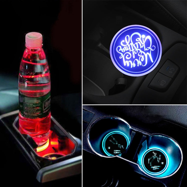 Illuminated Acrylic Water Cup with Colourful USB Charger and LED Mood Light