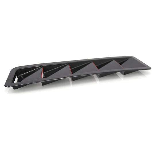 2 in 1 Car Air Intake Scoop Bonnet Hood Vent Louver Cooling Panel Trim Set, SSW007A-BK-R Black, SSW007A-C-R Carbon Fiber