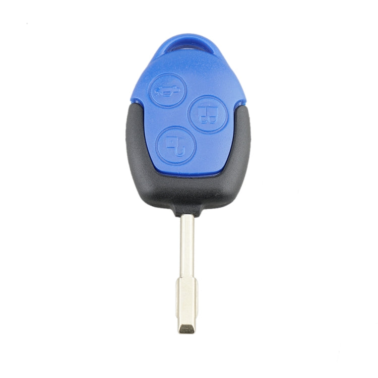 Replacement Key Shell for Ford Transit - 3-Button Metal Key Case, 35mm Long