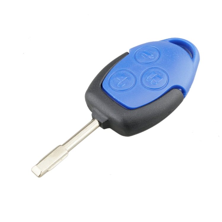 Replacement Key Shell for Ford Transit - 3-Button Metal Key Case, 35mm Long