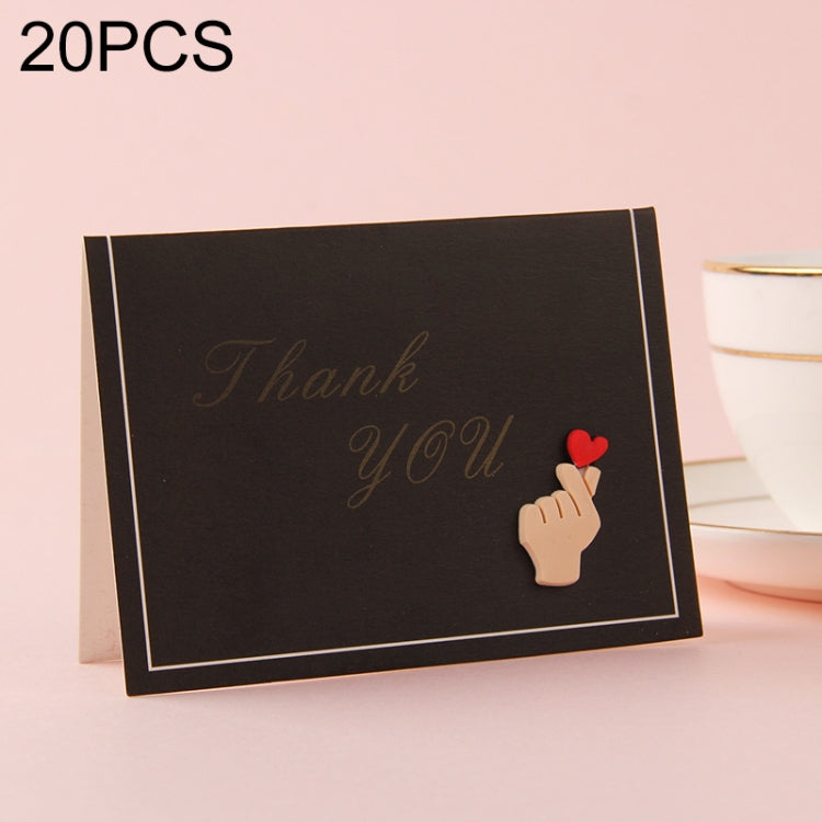 20 PCS 3D Holiday Blessing And Thanksgiving Card