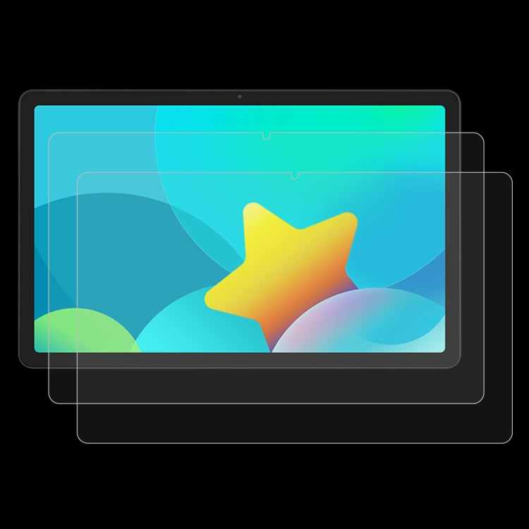2 PCS 9H 2.5D Explosion-proof Tempered Tablet Glass Film For Lenovo Pad 2022 / M10 Plus Gen 3 10.6 / K10 Pro 10.6 inch WiFi Tablet / Redmi Pad 10.61