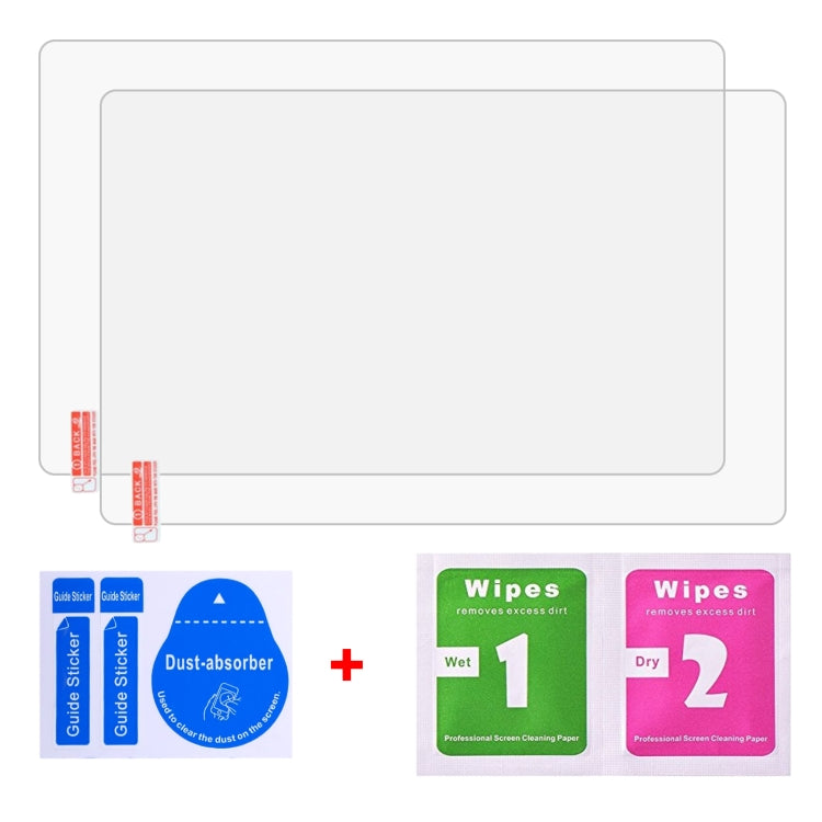 2 PCS 9H 2.5D Explosion-proof Tempered Tablet Glass Film For Lenovo Pad 2022 / M10 Plus Gen 3 10.6 / K10 Pro 10.6 inch WiFi Tablet / Redmi Pad 10.61