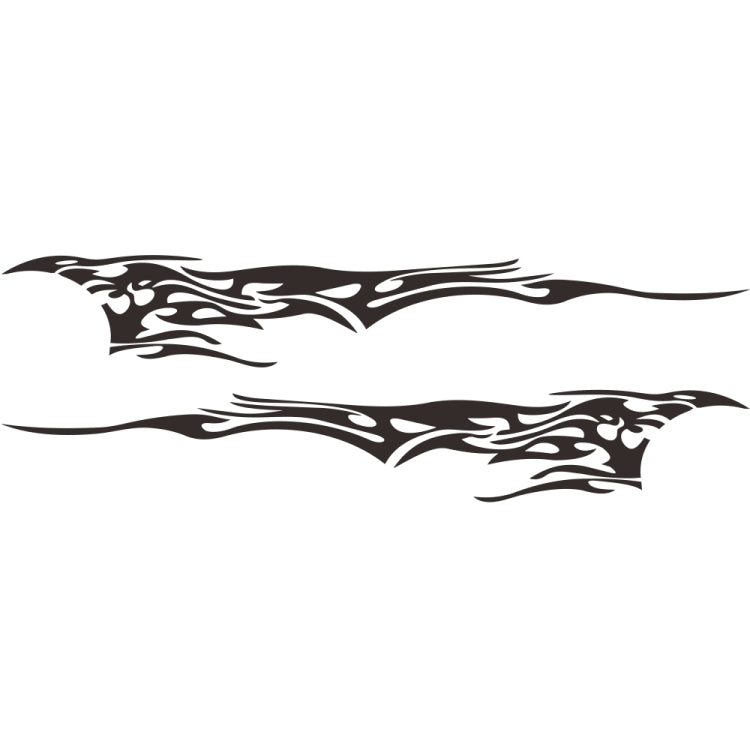 2 PCS/Set D-144 Fire Element Pattern Car Modified Decorative Sticker