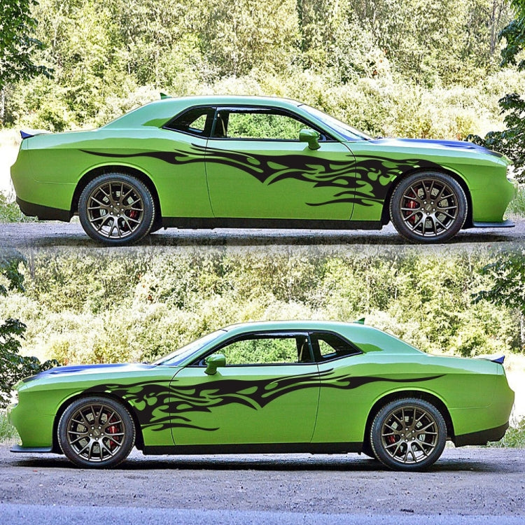 2 PCS/Set D-144 Fire Element Pattern Car Modified Decorative Sticker