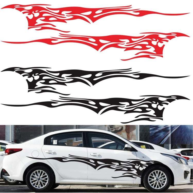 2 PCS/Set D-144 Fire Element Pattern Car Modified Decorative Sticker