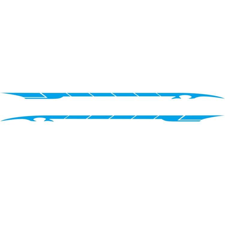 2 PCS/Set D-178 Waistline Pattern Car Modified Decorative Sticker