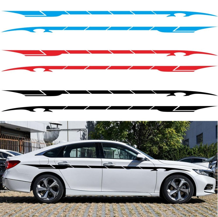 2 PCS/Set D-178 Waistline Pattern Car Modified Decorative Sticker