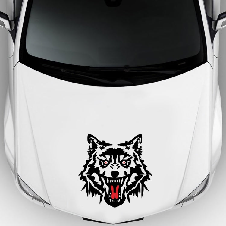 2 PCS/Set D-218 Wolf Totem Pattern Car Modified Decorative Sticker