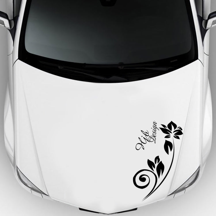 2 PCS/Set D-251 Butterfly Love Flowers Pattern Car Modified Decorative Sticker