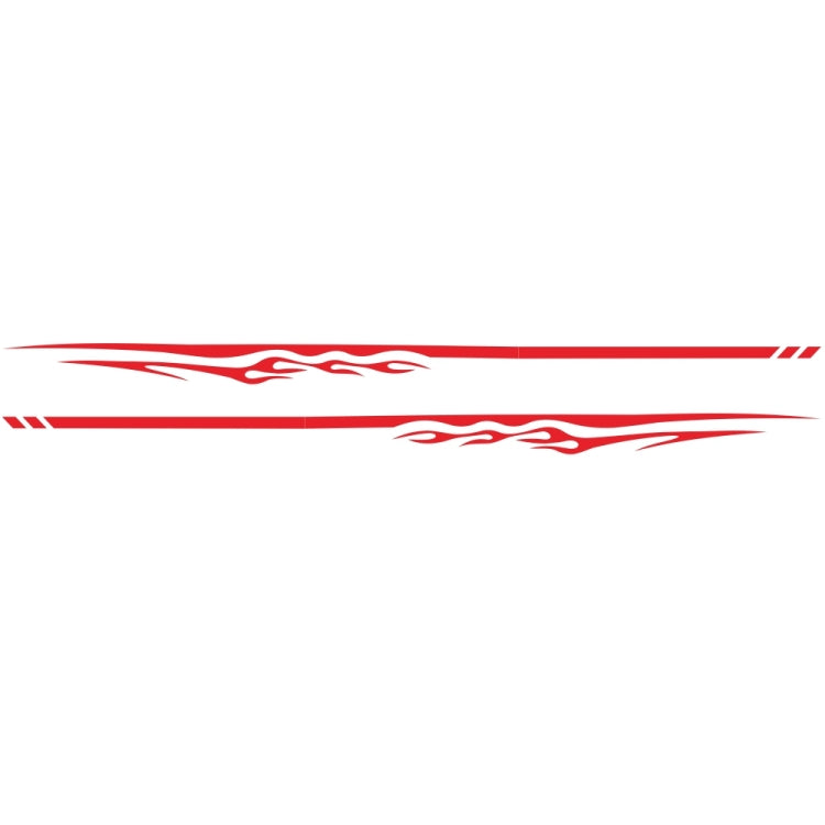 2 PCS/Set D-280 Flame Streak Pattern Car Modified Decorative Sticker