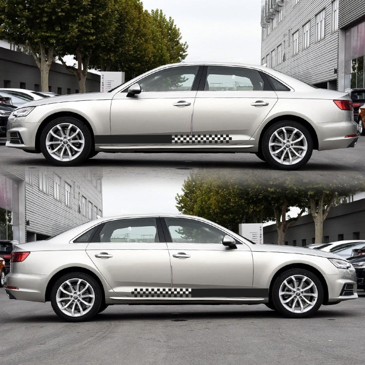 2 PCS/Set D-282 Waistline Pattern Car Modified Decorative Sticker